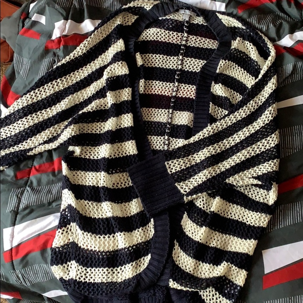 Mesh cardigan XXL